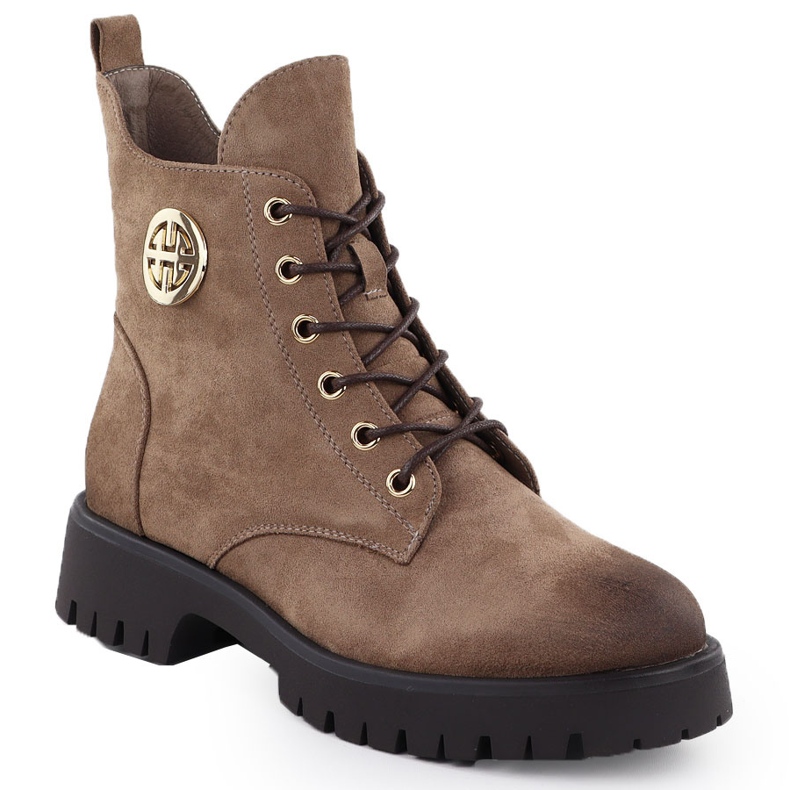 Wildlederstiefel Isolierte Frauen beige Potocki Z25-SZ12672