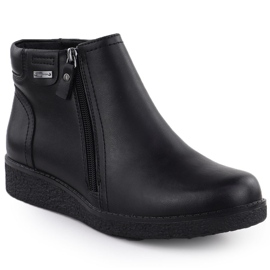 Frauenstiefel isoliert am schwarzen Sergio Leone BT25348-S Pest