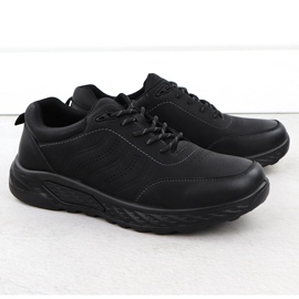 Herren-Schnürschuhe schwarz unisoft 25mn16-9274