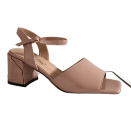 Frauen Sandalen Angel Blue XT-24048 High Heels hellrosa