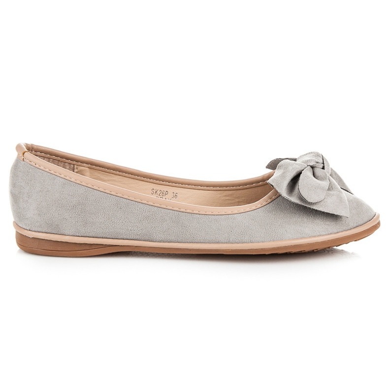 Seastar Ballerinas aus Wildleder grau