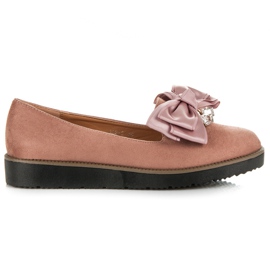 Forever Folie Schuhe mit Schleife rosa