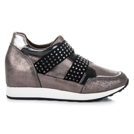 Kylie Rock-Wedge-Turnschuhe lila