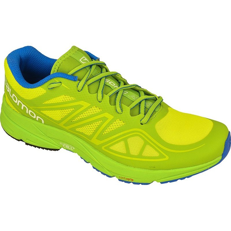 Laufschuhe Salomon Sonic Aero M L37953500 gelb grün