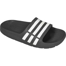 Adidas Duramo Slide K Jr G06799 Hausschuhe weiß schwarz