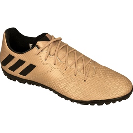 Die adidas Messi 16.3 Tf Fußballschuhe golden