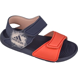 Adidas AltaSwim I Kinder BA9287 Sandalen violett orange
