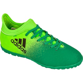 Adidas X 16.3 Tf Jr BB5879 Fußballschuhe grün grün