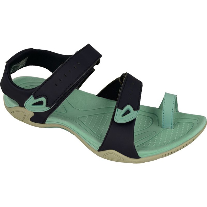 4f Marinegrüne Sandalen navy blau