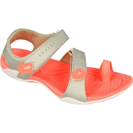 Sandalen 4f W H4L17-SAD002 silber-orange grau