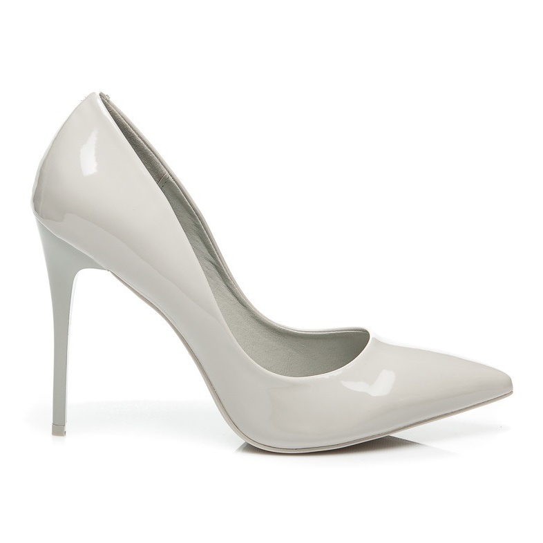 Vices Klassische High Heels grau