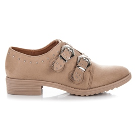 Fama Wildlederschuhe braun