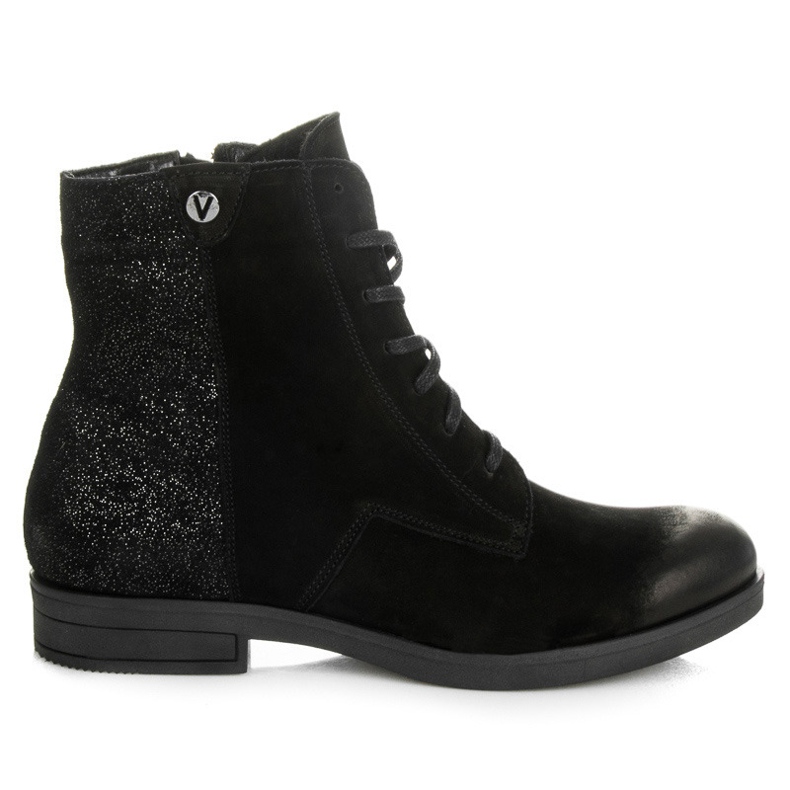 Vinceza Lederarbeiter schwarz