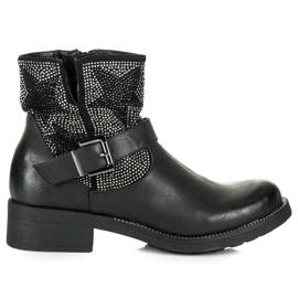 Kylie Rockstiefel schwarz