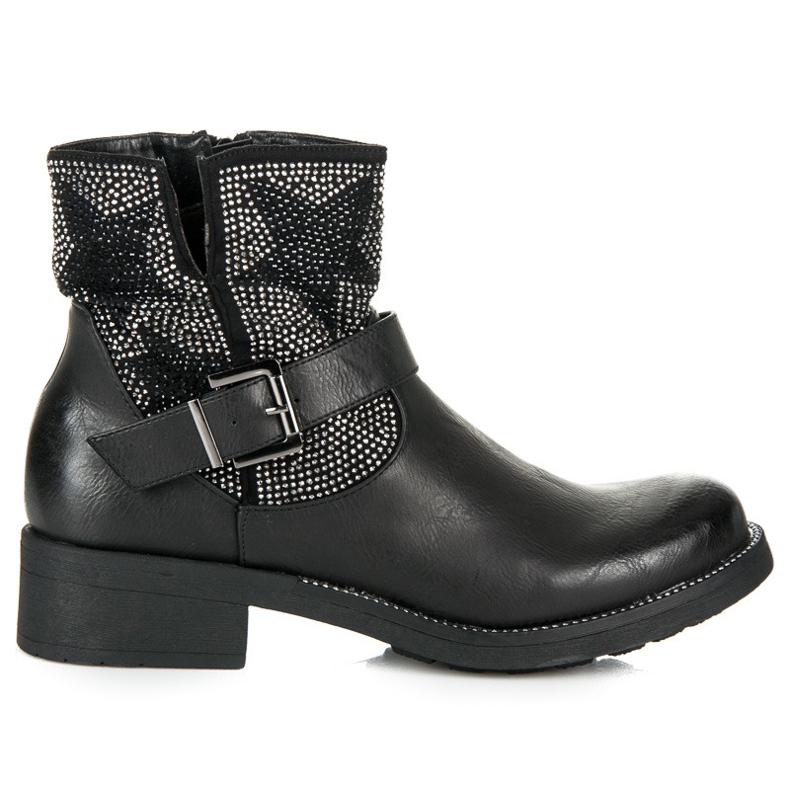 Kylie Rockstiefel schwarz