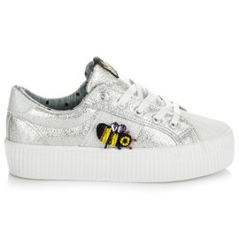 Kylie Silberne Schlingpflanzen grau