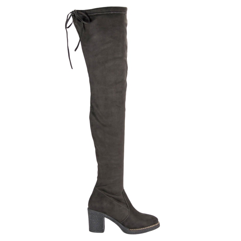 Seastar Hohe Wildlederstiefel grau