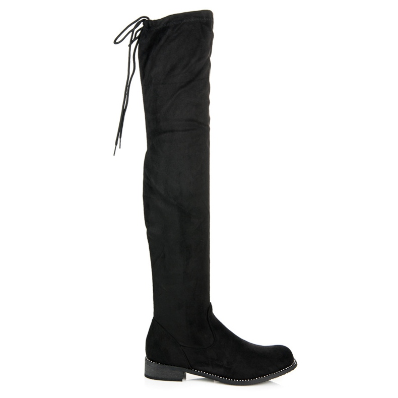 Bestelle Overknee-Stiefel schwarz