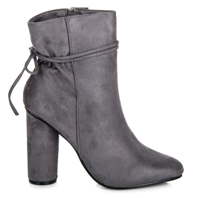 Vices New Collection Wildlederstiefeletten am Pfosten grau