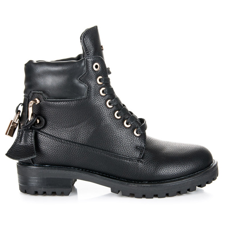 Vices New Collection Stilvolle Trapper schwarz