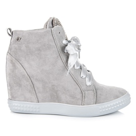 Vices New Collection Turnschuhe Mit Einem Band Gebunden grau