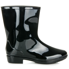 PA1 Lackierte Galoschen schwarz