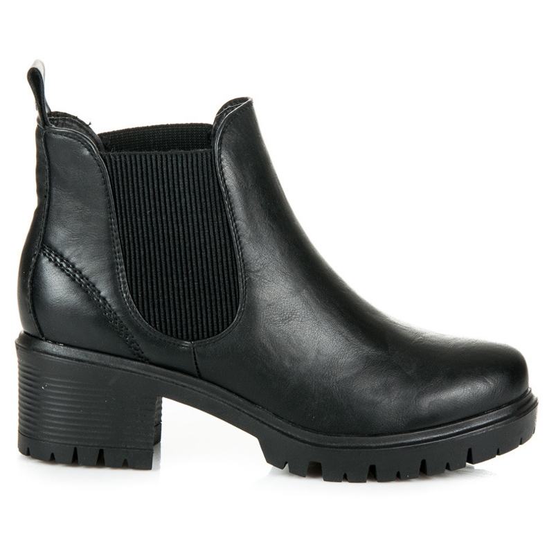 Vices New Collection Schwarze Chelsea-Stiefel