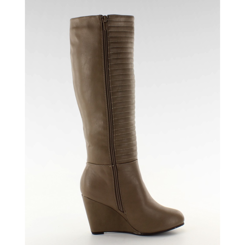 Stiefel gesteppten Schaft BL3575 khaki