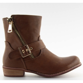 Stiefeletten Schieber FA91 Bronze braun