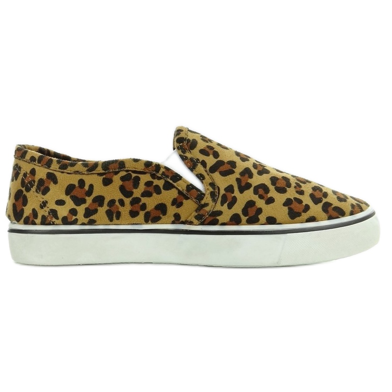 Sneakers Slip-On C02 Leopard braun