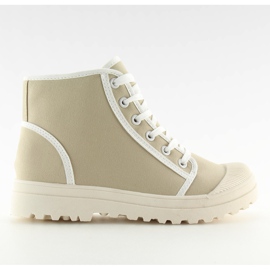 Palladium-Stil Turnschuhe Y-02 beige