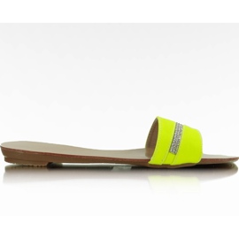 Sommerhausschuhe A389 Gelb