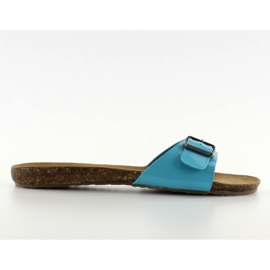 Hausschuhe mit IR-283 Schnalle blau