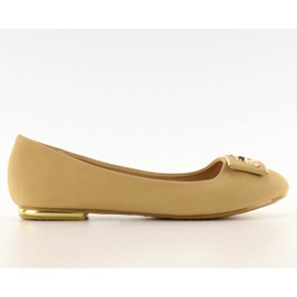 Ballerinas mit Verzierung E305 beige