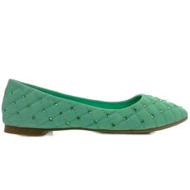 Gesteppte Ballerinas XT373 grün
