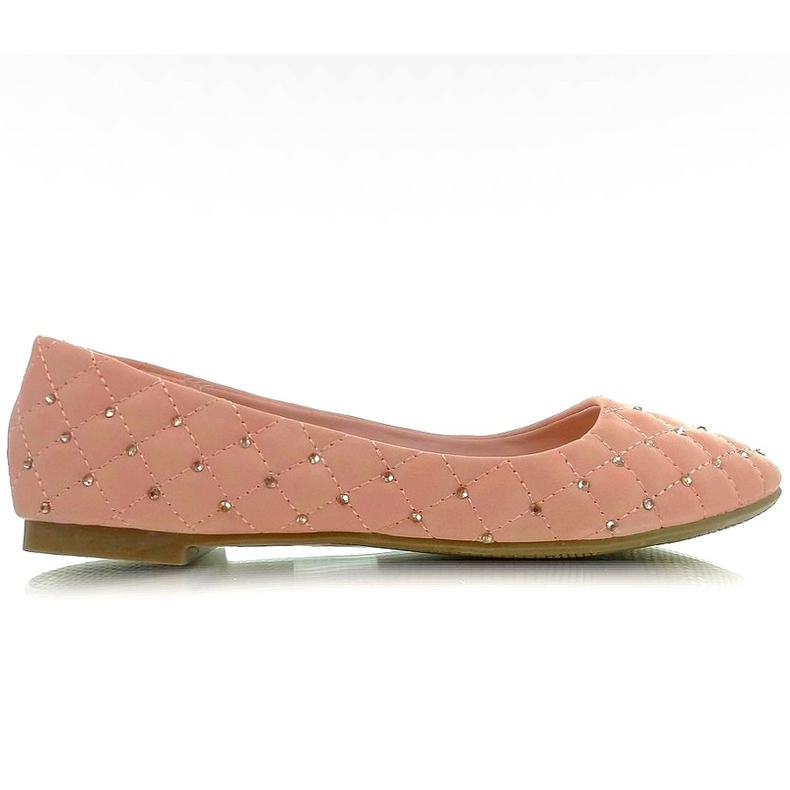 Gesteppte Ballerinas XT373 Pink rosa