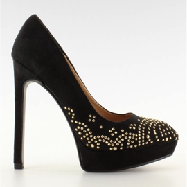 Elegante Pumps V3778 schwarz