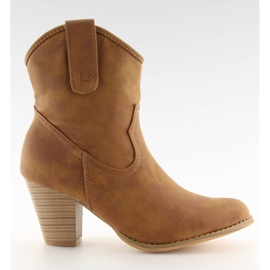 Stilvolle Cowboystiefel HP8443 Kamel braun mehrfarbig