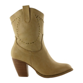 8397-Ga Khaki-Cowboystiefel