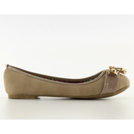 Ballerinas goldene Accessoires Y20-21B Khaki