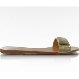 Hausschuhe mit Gürtel 8293-60 Khaki