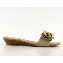 Elegante Flip-Flops YC-51 beige