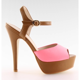 VB33050 FUCSIA High Heels braun rosa