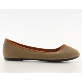 Ballerinas mit A310-Khaki-Besatz