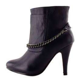 Kettenstiefel 2010-3 marineblau