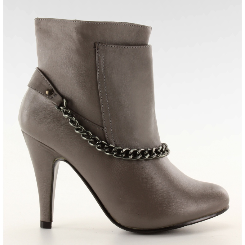 Stiefel Kette 2010-3 grau