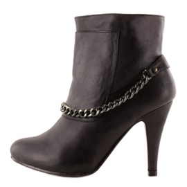 Kettenstiefel 2010-3 Schwarz