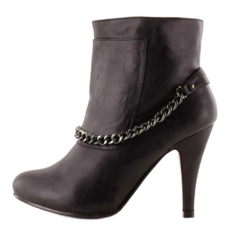 Kettenstiefel 2010-3 Schwarz