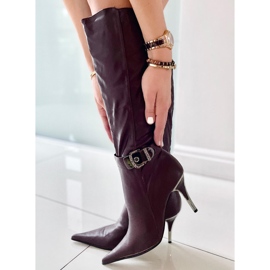 Stiefel an einer Nadel 5137-75 Marron rot