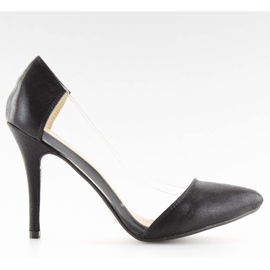 Schwarze asymmetrische Pins L-836 schwarz